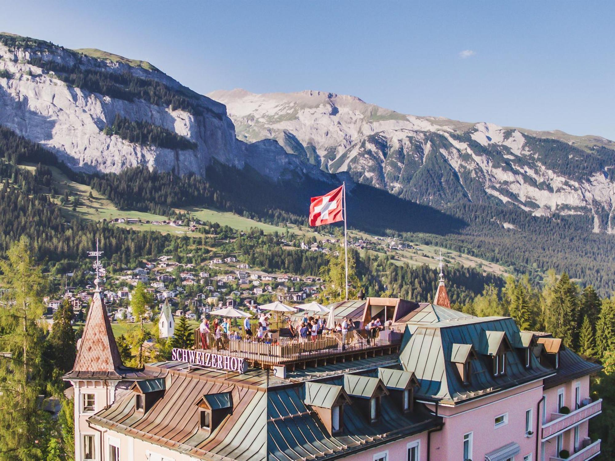 Romantik Hotel Schweizerhof & Spa Flims Exteriör bild